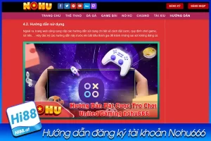 Huong dan dang ky tai khoan Nohu666